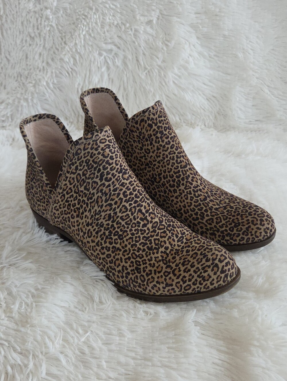 Lucky Brand Baley2 Leopard Ankle Bootie Women's Size 9.5
